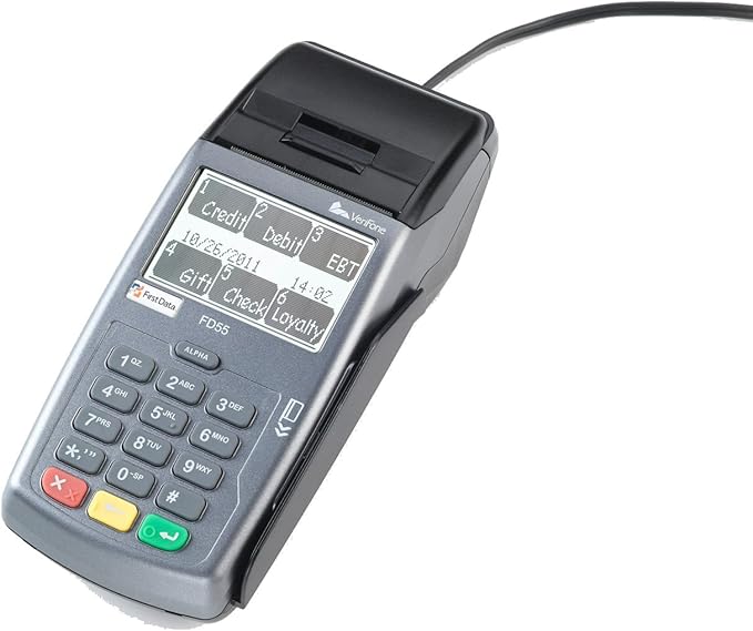 First Data FD55 Dual Com Credit Card Machine, Terminal, N