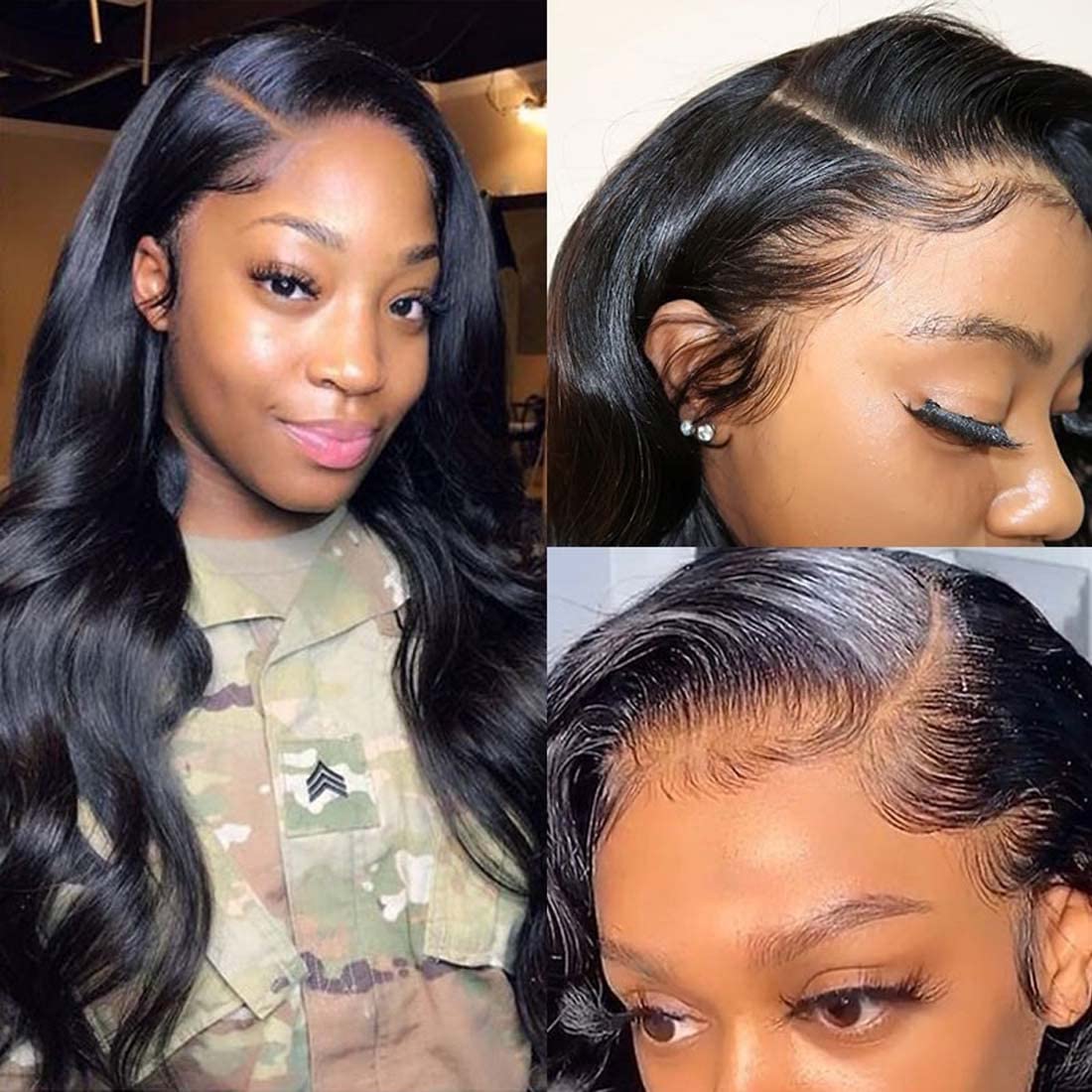 Beauty Forever 13x4 Lace Front Wigs Body Wave Human Hair Wigs for Black Women Brazilian Virgin Hair 