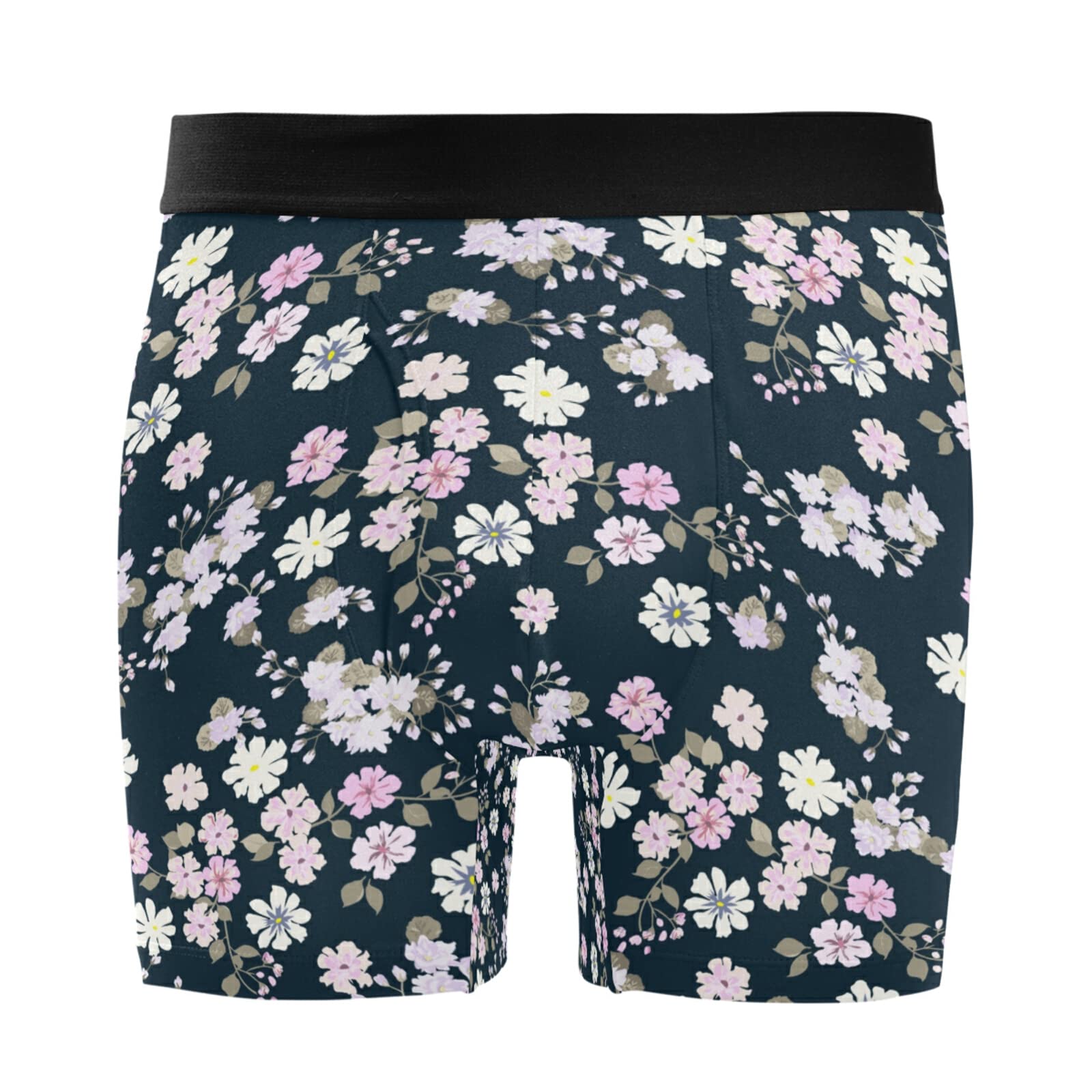 Bóxer para Hombre Calzoncillos Pack de 2 Ropa Interior Elástica Floral 7