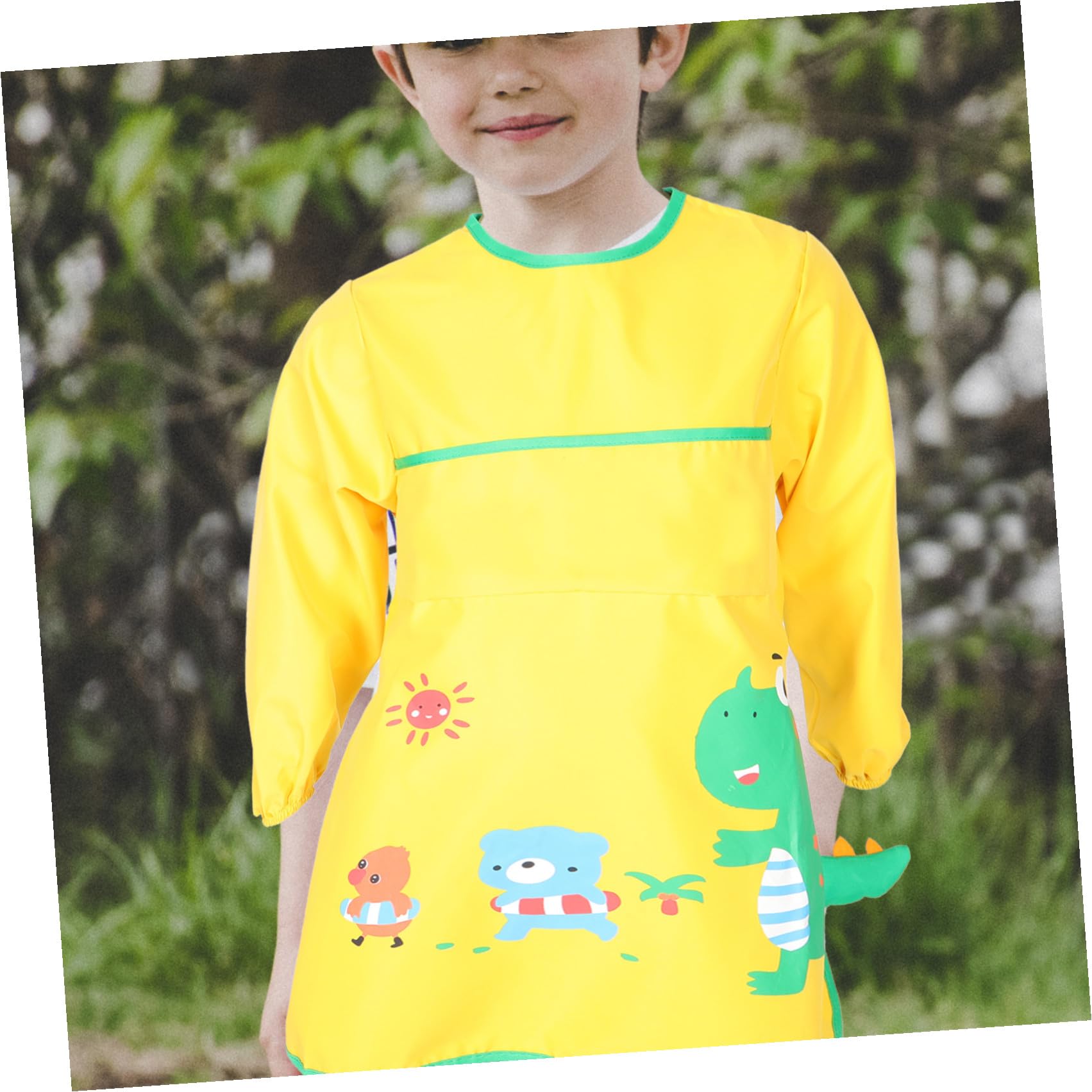 HEMOTON 2 Pz Grembiule Per Bambini Pettorina Della Camicia Grembiule Pasto Per Bambini Camice Artistico Per Bavaglino Per Lavoro Bambino Impermeabile Poliestere