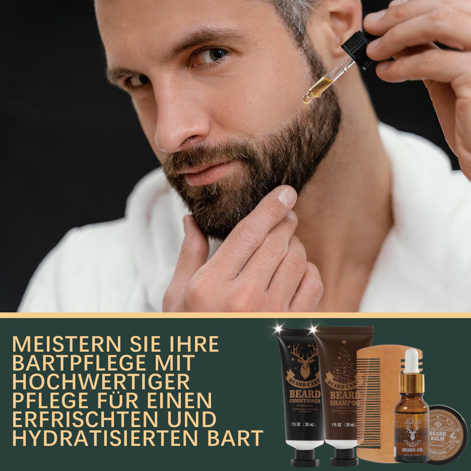2025 Adventskalender Männer - BODY & EARTH Weihnachtsgeschenke Geschenkset mit 24 Badeset Pflegeset für Männer - Enthält verschiedene Duschschäume, Bartöl, Körperpeelings, wellness geschenke