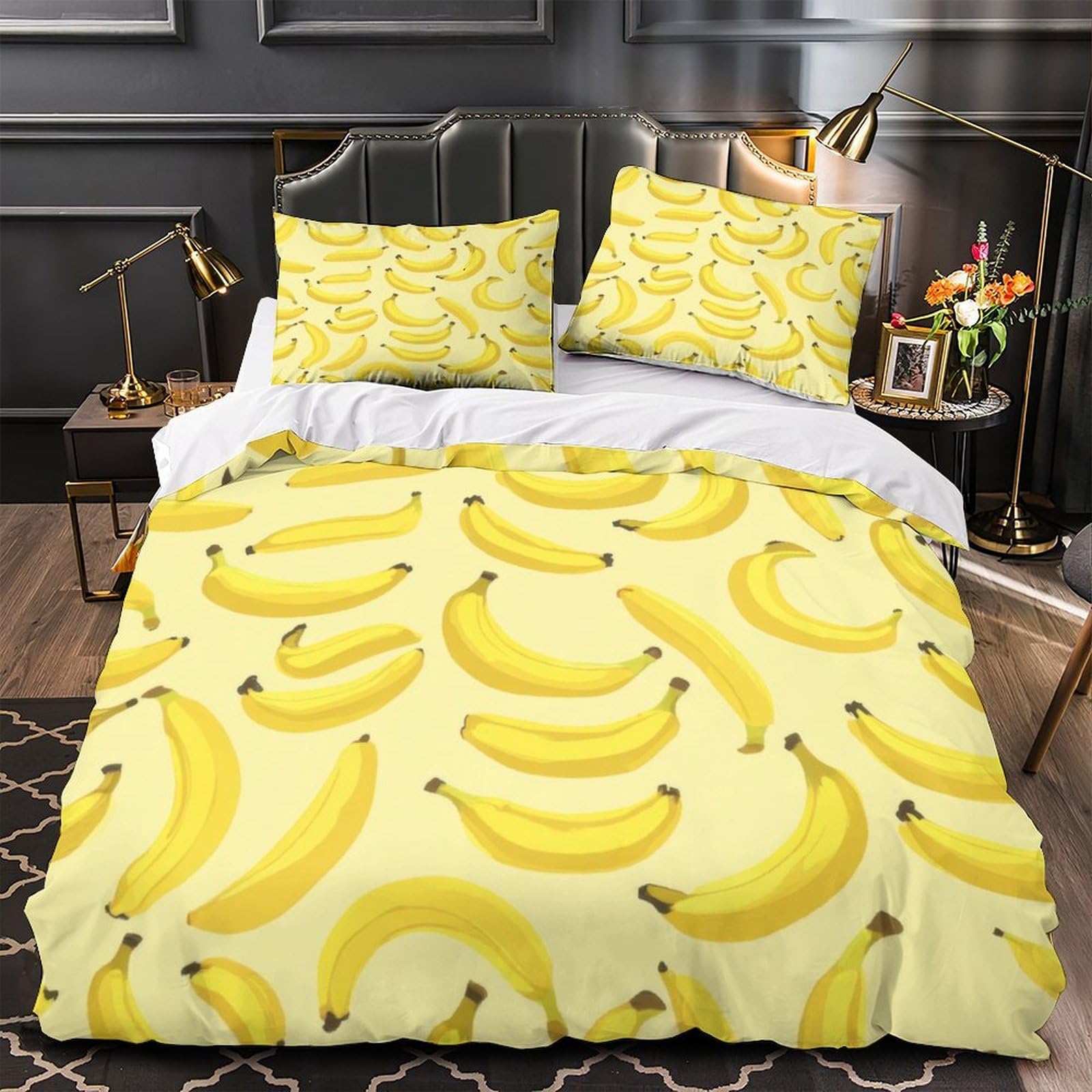 Housse de couette 3D design de fruits imprimés pour transformer la chambre de votre fille