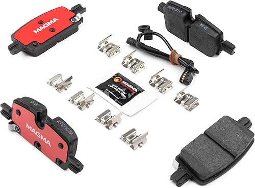 Miniatura 6 de MAGMA Fire Born Braking Severe Duty MSD2174M Pastillas de freno semimetálicas, traseras