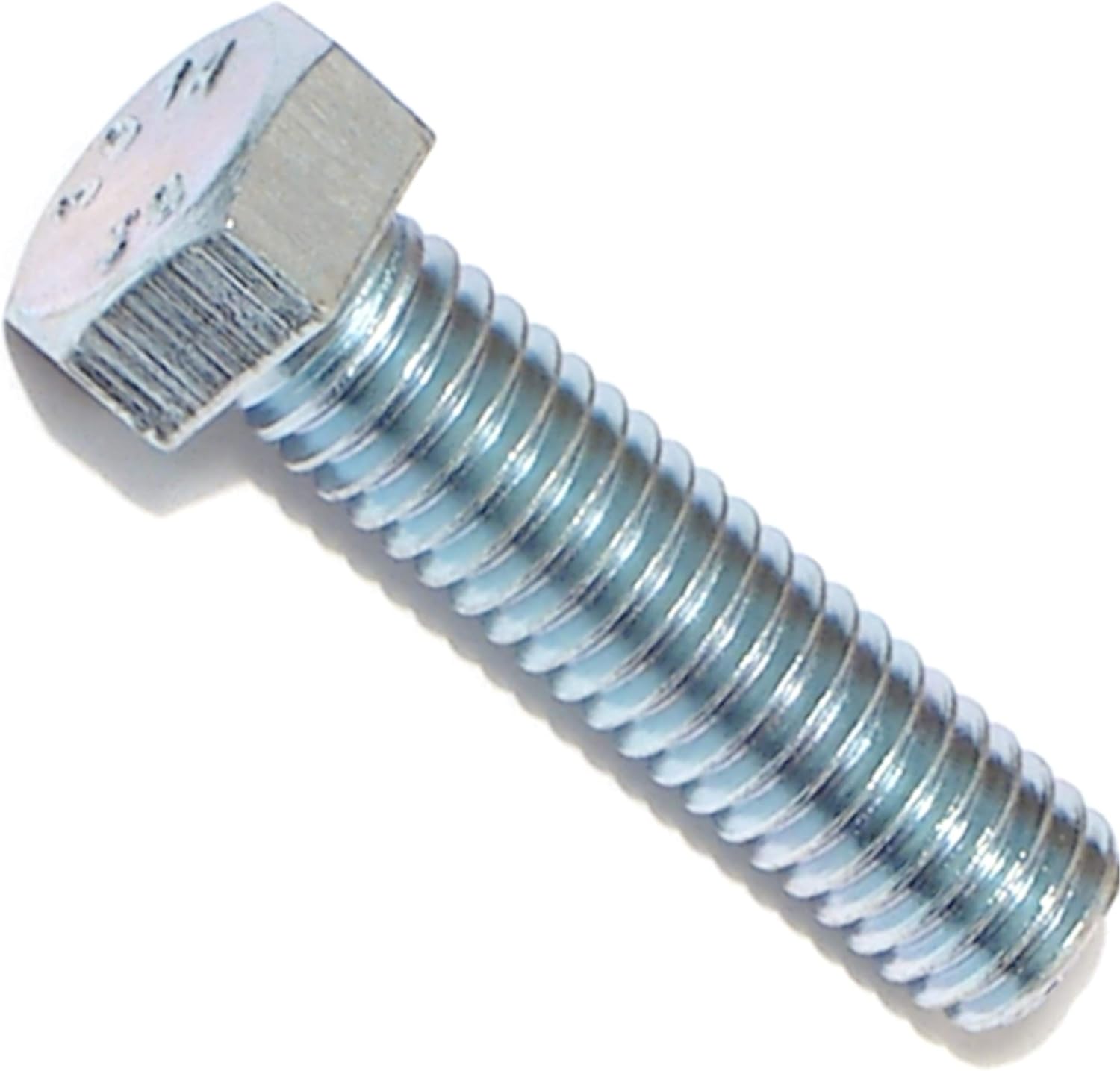 Midwest 00055 Hex Bolt, 3/8-16 x 1-1/2 in, Zinc Plated, Grade 2