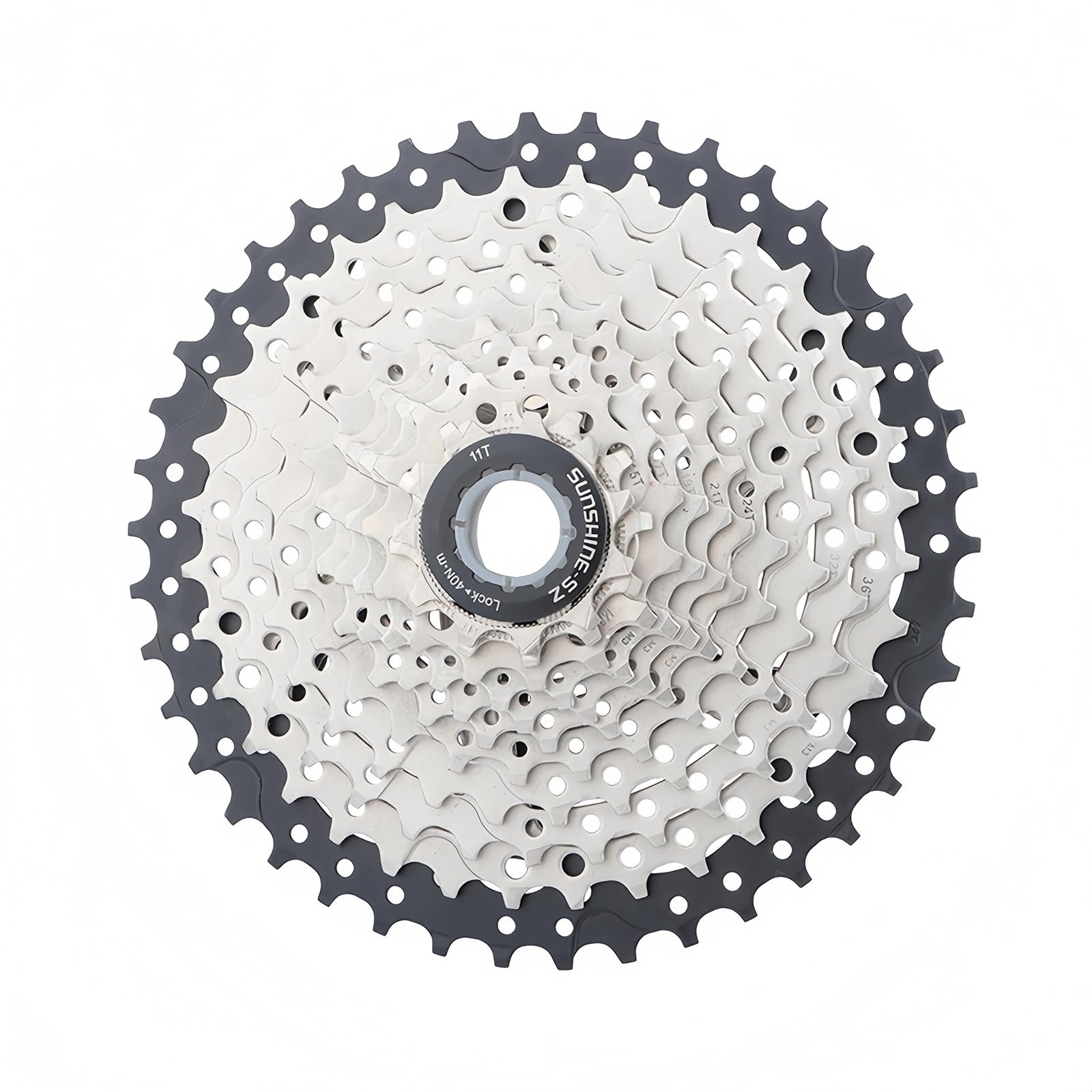 8/9/10/11/12 Speed Bike Freewheel, Lightweight Bike Cassette Sprocket, 11-32/36/40/42/46/50T Bicycle Cassette Freewheel for Mountain Bikes MTB (11 Speed, 11-42T)