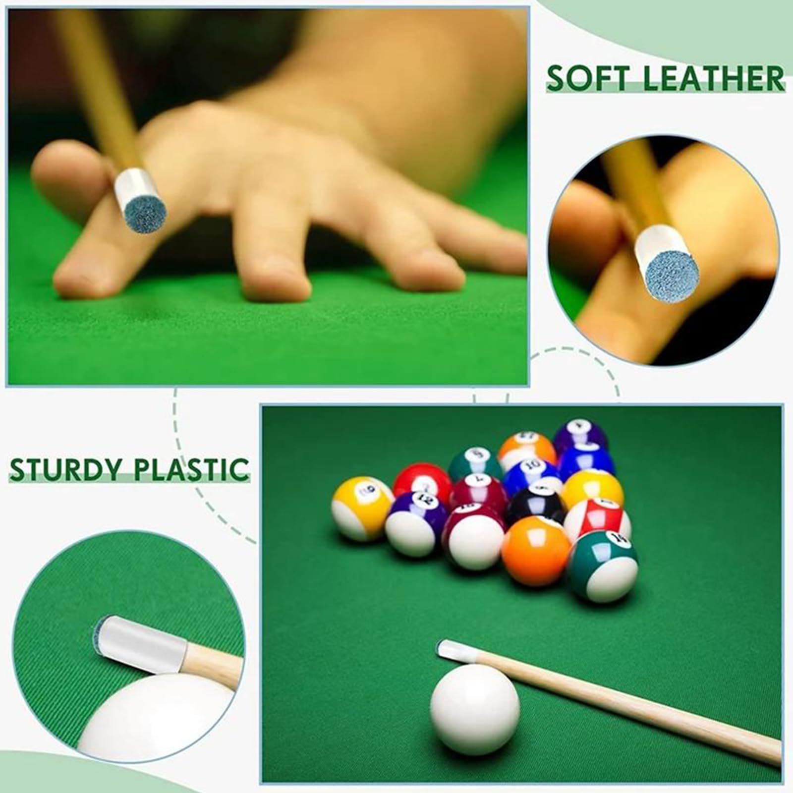 Support Queues Billard Support 2 Queues Billard Portable - Base Antidérapante, Rangement Compact Pour Salle De Jeux Support Double Queue