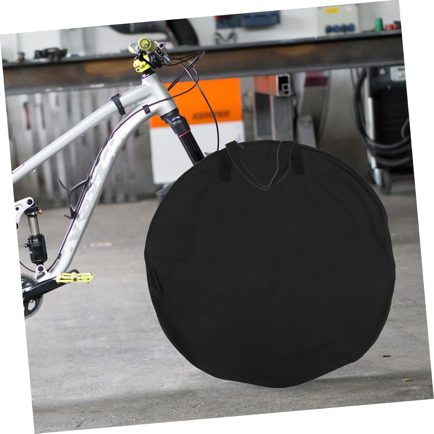 Toddmomy Bike Wheel Holder Bag for Road Mountain Capacity Lightweight Design Scratch Wear-resistant for Storage during Rides