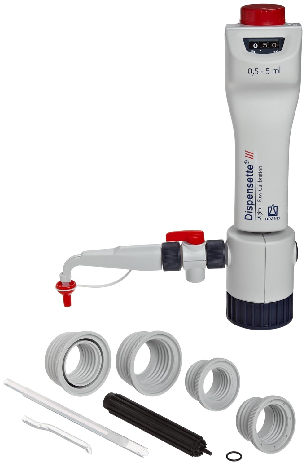 BrandTech 4701331 5mL Adjustable Volume Dispensette lll Digital