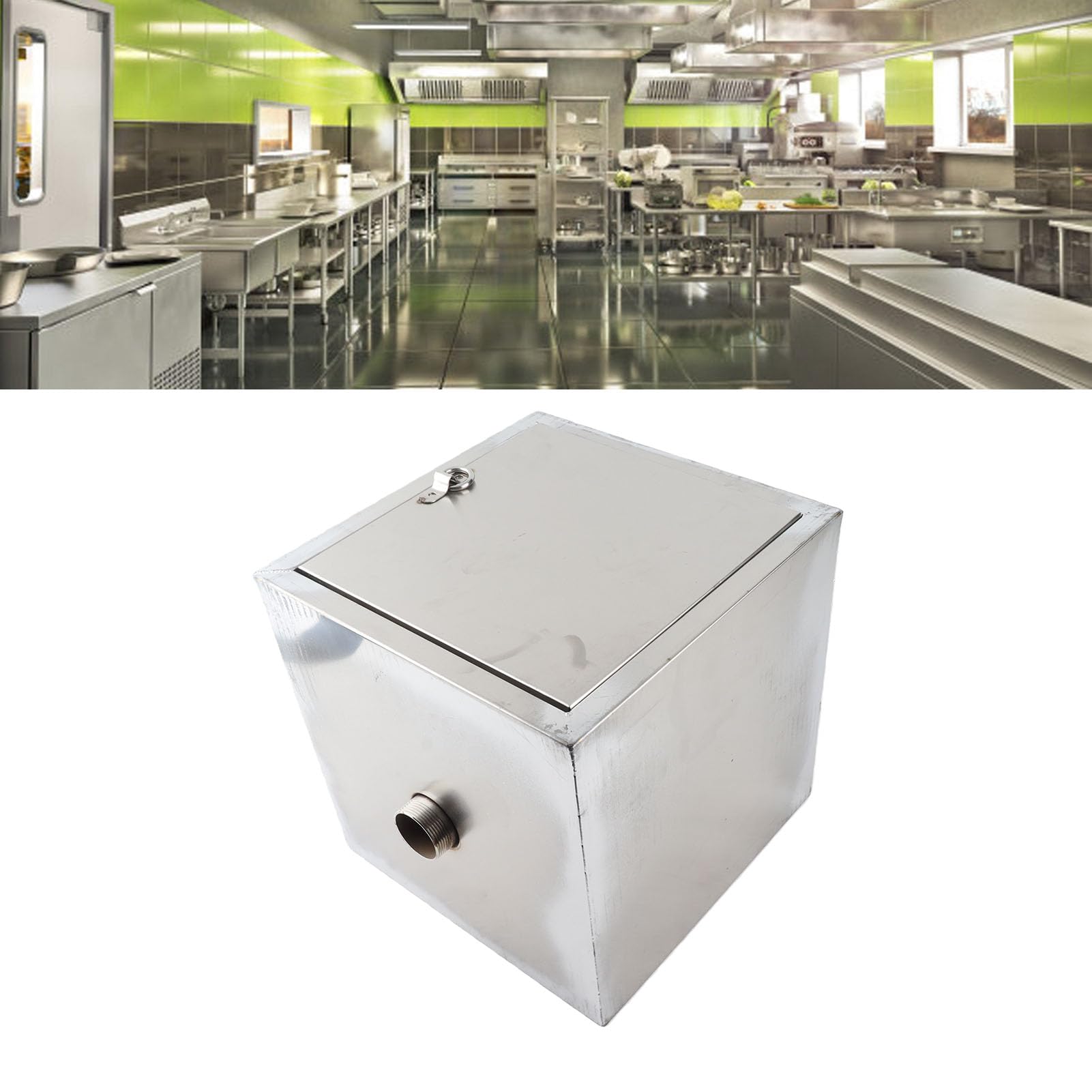 Separatore di grasso commerciale in acciaio inox con filtraggio migliorato per un'efficiente separazione dell'olio per l'uso in cucina
