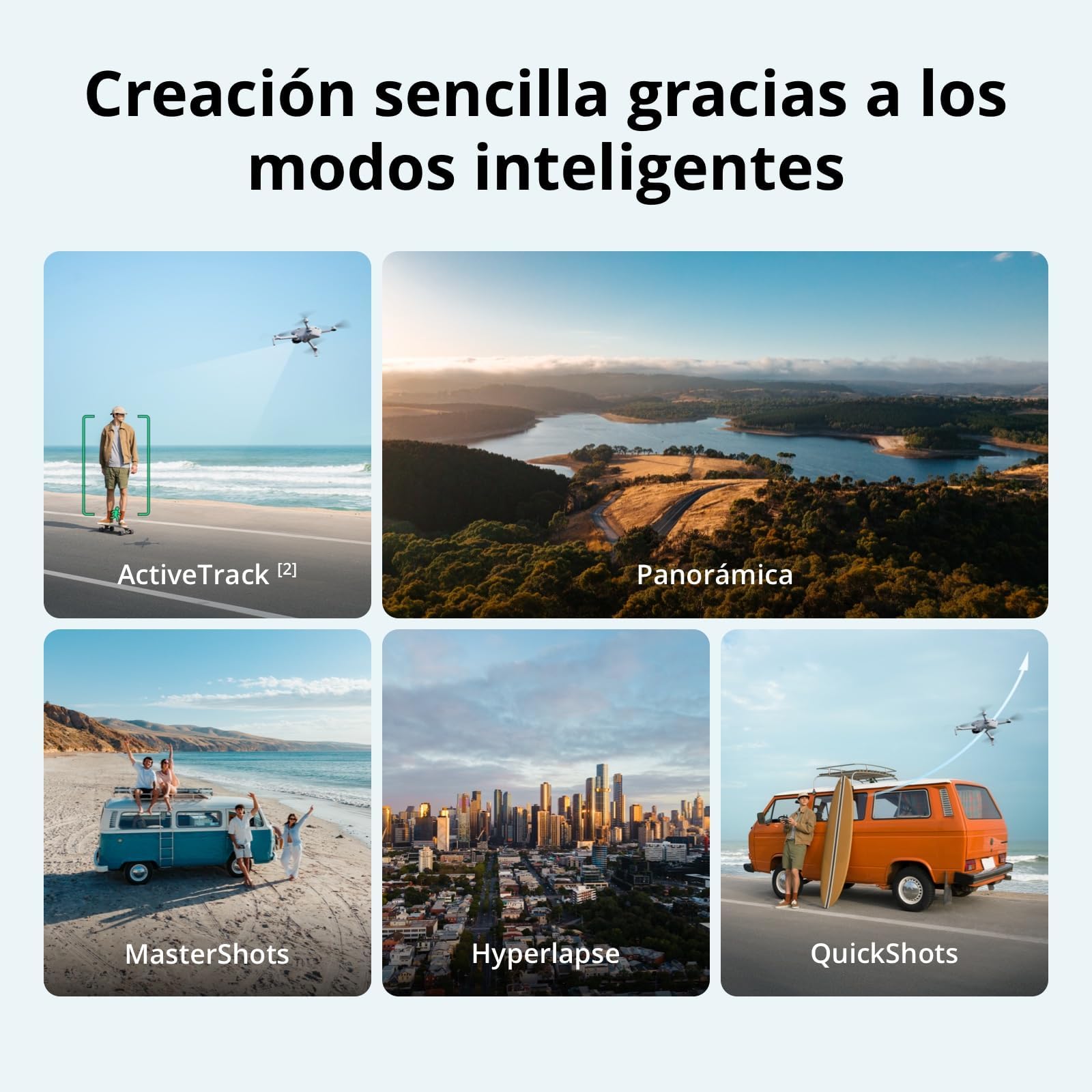 DJI Lito X1 con Bundle, dron con cámara 4K fácil de usar para principiantes, detección de obstáculos, ActiveTrack, sensor de 1/1.3 pulgadas, C0 (Enchufe de carga, Luces (x2), Kit de limpieza)