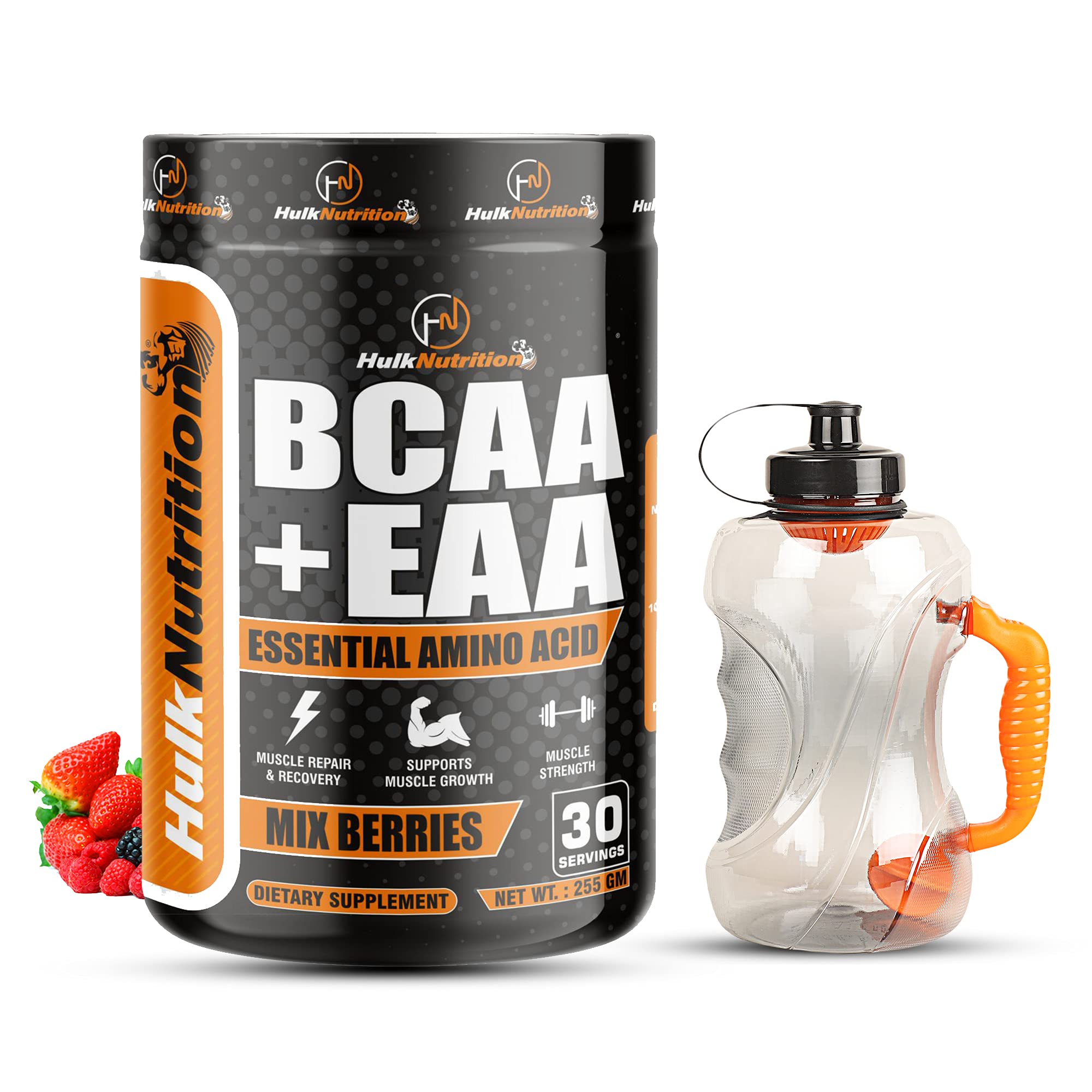 HulkNutrition EAAs-BCAA Energy Drink for Workout, Pre/Post Workout Supplement, Recovery, Performance, Muscle Protein Synthesis All 9 Essential Amino Acids [30, Mix Berries, 255g] Free Gallon Shaker (B09CGTNBLX) Amazon Price History, Amazon Price Tracker