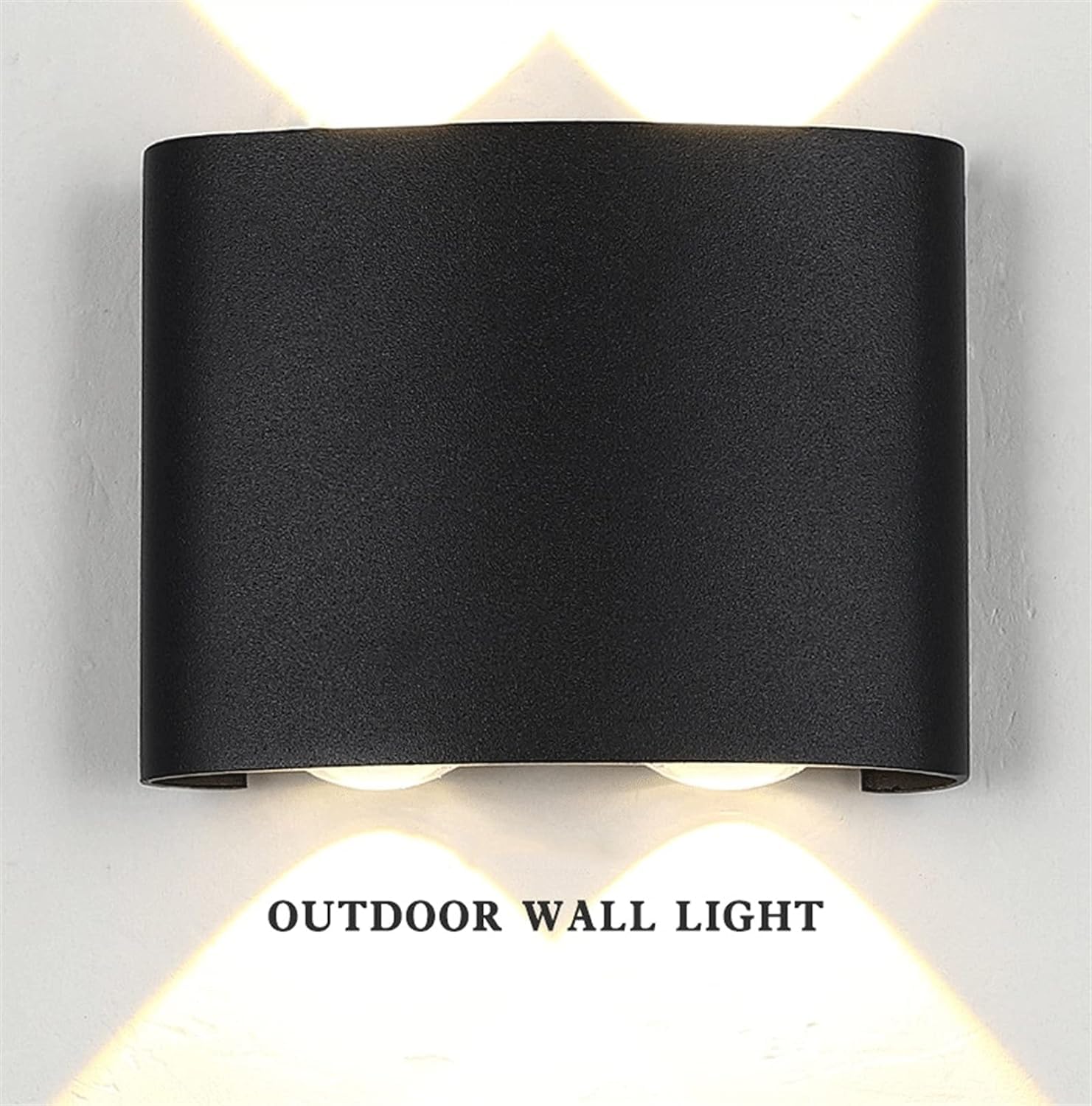Modern LED Wall Sconce Light - 8W, Warm White, Up & Down Light, IP65 Waterproof, Aluminum, For Living Room, Bedroom, Hallway