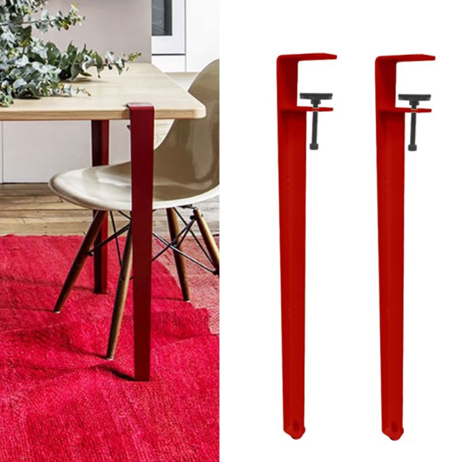 Amazon.co.jp: YUJIANHUAA Fクランプテーブル脚 71cm 家具 テーブル脚 