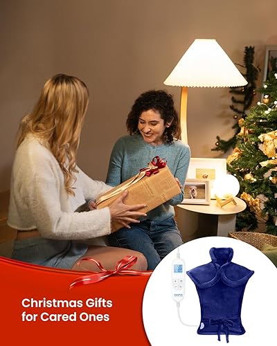 Miniatura 2 de RENPHO Back Heating Pad for Back Pain Relief, Birthday Christmas Gifts for Women Men Mom Dad Grandma, FSA Eligible, Neck and Shoulder Heat Pad, Auto