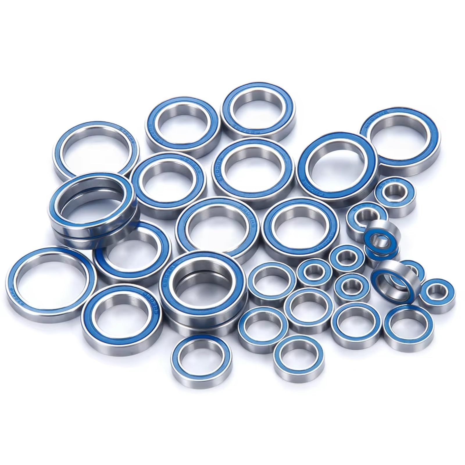 Pour X-Maxx 8S 77086-4 Snap On 1/5 Kit 33 Pièces Moyeux Roue Roulements Étanches Rechange Camions Voitures RC Tout Pour Terrain Accessoire Modélisme Modèles Roulement RC