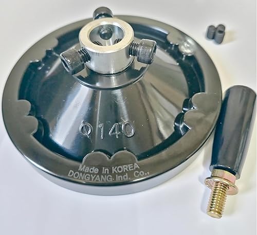 Miniatura 9 de Rueda de mano OD 6" Ultimate para cualquier máquina, se ajusta a ejes de 3/4" (19.10mm) o más pequeños, ideal para sierra de mesa, fresadora, torno