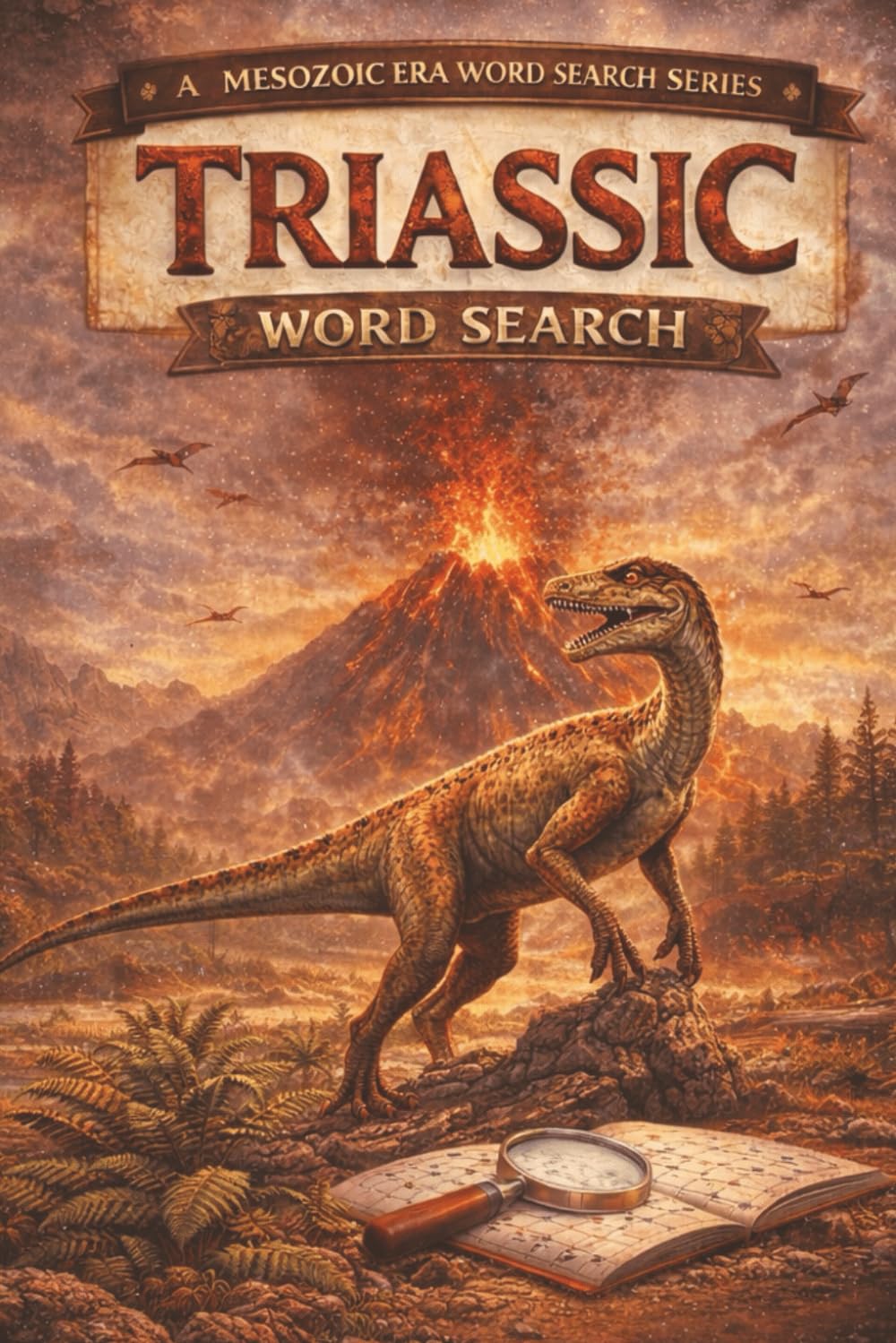 A Mesozoic Era Word Search Series - Triassic Word Search: Explore the Dawn of Dinosaurs, Ancient Reptiles, and the World After the Great Extinction