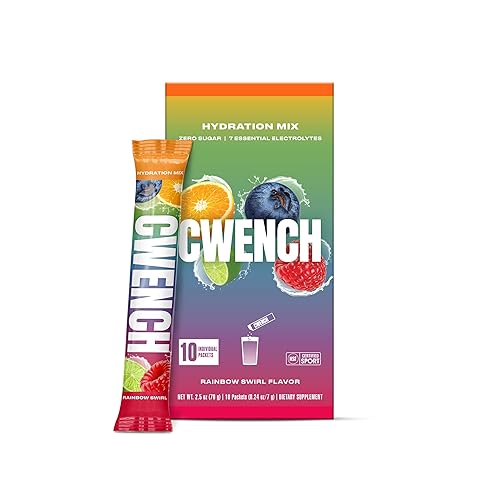 Cwench Electrolyte Mix - Rainbow Swirl 10 Count