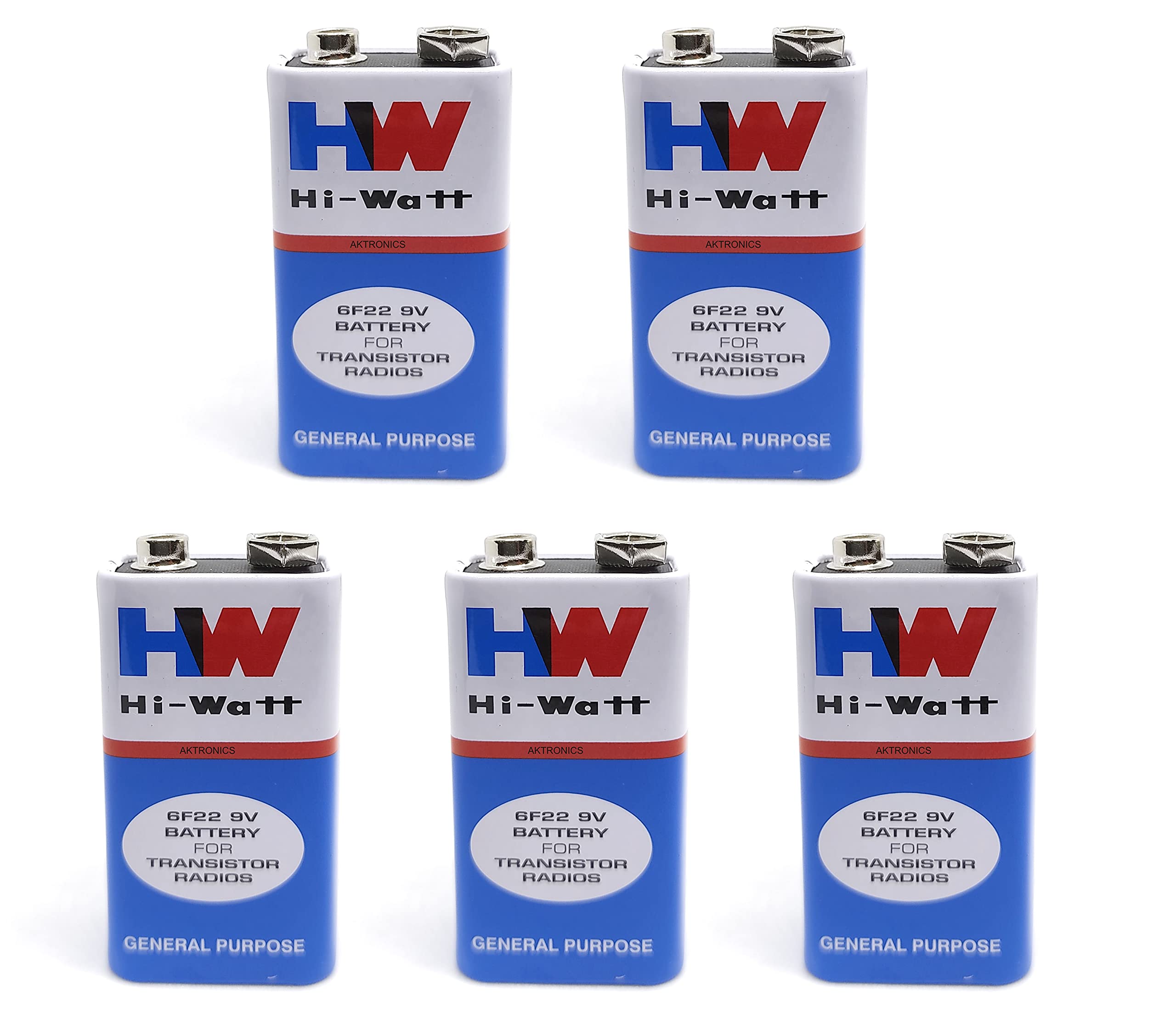 Scriptronics® Hi-Watt 9v Battery Zinc Carbon Battery With Long Life General Purpose Battery For Educational Projects (Pack of 5) (B097LVWK4X) Amazon Price History, Amazon Price Tracker