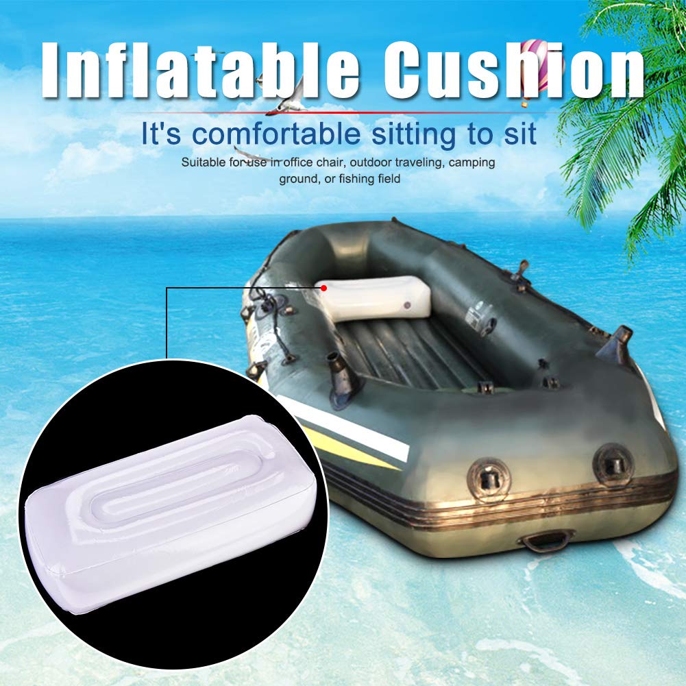 Cuscino Gonfiabile per Barca da Pesca Sedile Pieghevole da Campeggio per Attivit¨¤ All'Aperto Canottaggio e Riposo su Acqua Gonfiabile Beach Chair Pad per Escursioni