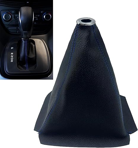 Miniatura 1 de Huaione Cubierta antipolvo para pomo de palanca de cambios de automóvil, cubierta universal de piel sintética, funda protectora para palanca de