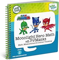 Vista 2 de LeapFrog LeapStart - Libro de matemáticas 3D Moonlight Hero con PJ Masks, nivel 2