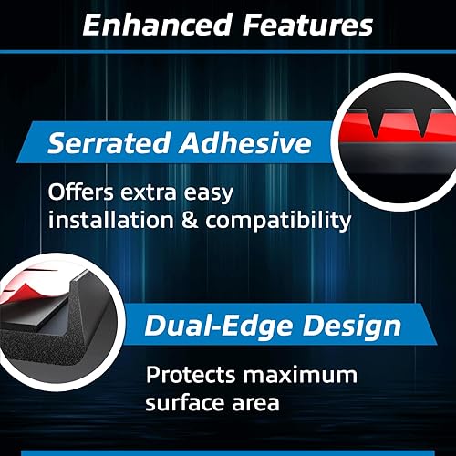 Miniatura 3 de EZ Lip Protector de raspado original de ajuste universal para parachoques delantero, placa deslizante de 8.0 pies