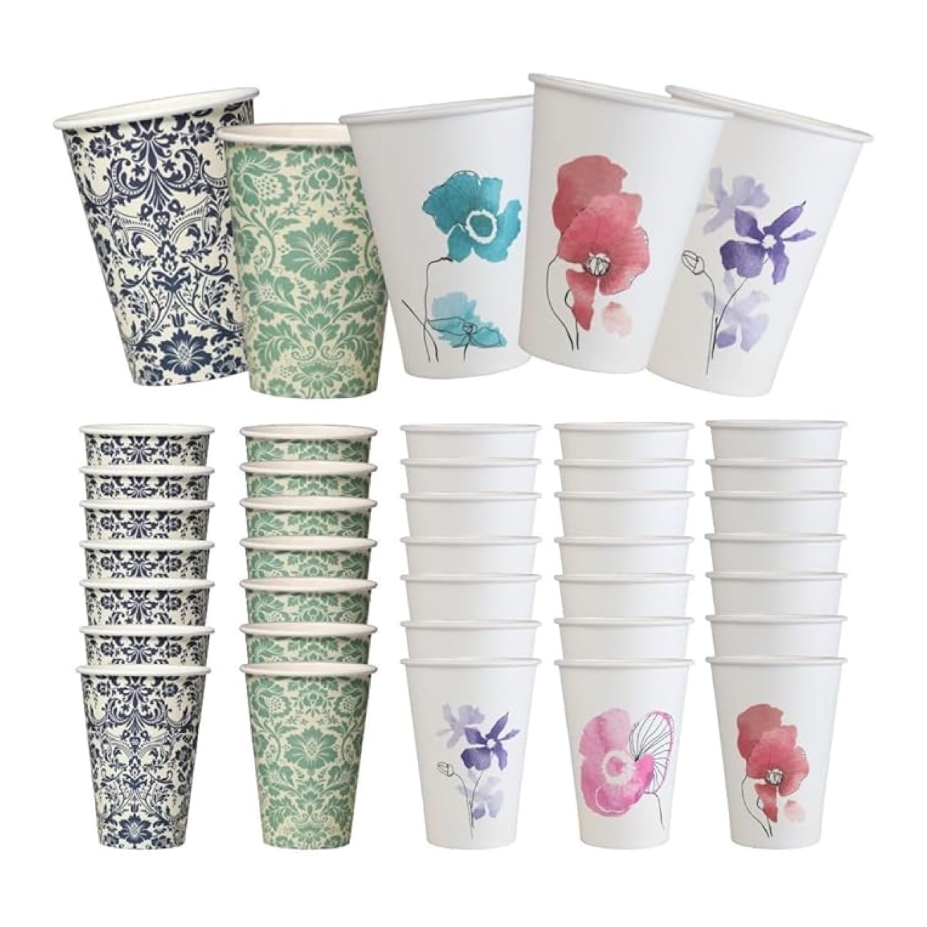 Carta Bianca Monouso Biodegradabile 16 Once Tazze Da Caffè Freddo - Foto 4