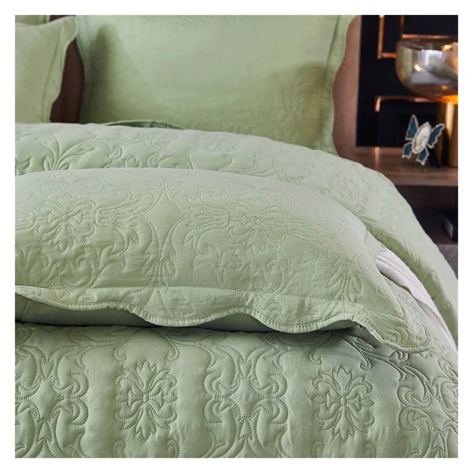 ADovz Morbido copriletto sul letto Plaid Stitch coperta biancheria da letto in microfibra copriletti matrimoniali Compatible with copriletto Lenzuola coprimaterasso,Lenzuola