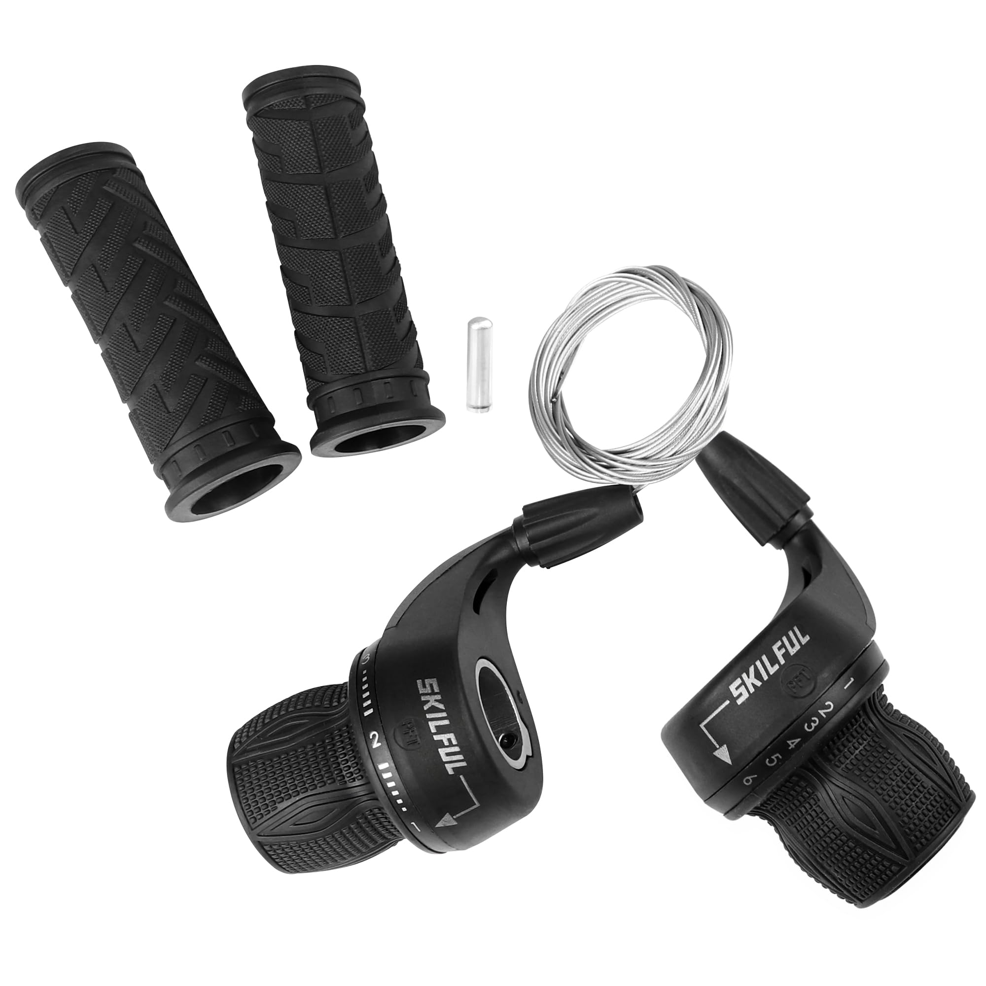 Guanti Mtb Popuppe - 2 Impugnature Corte Per Manubrio Della Bicicletta, Adatte A Molte Bici Standard, Lunghezza 90 Mm, Impugnatura Per Mountain Bike, Manopole Per Cambio Bici Scarpa Moto