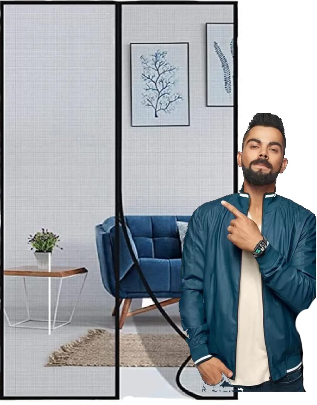 Good night Magic Mesh Magnetic Mosquito Screen Door Net Curtain with Magnets Reinforced Polyester Mesh Curtain Back Door Mesh with Full Frame Hook & Loop(200 * 85) A1 (B0DBRTXP57) Amazon Price History, Amazon Price Tracker