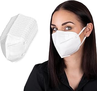 Disposable Face Mask, Soft on Skin, 3-Ply Masks Facial Cover with Elastic Earloops Great For Home, Office, School