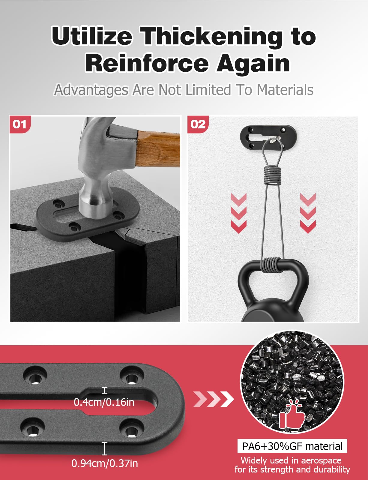 Kayak Track,4Inch Kayak Rail Mount Kayak Low Profile Track for Fishing Rod Holder, Fish Finder, Cup Holder, Anchor Cleats, 6Pack