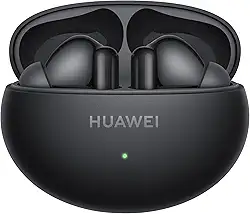 Fone de ouvido sem fio, HUAWEI FreeBuds 6i, ANC Dinâmico Inteligente 3.0, Graves potentes, Até 35 horas de bateria, HI-res certification, Preto