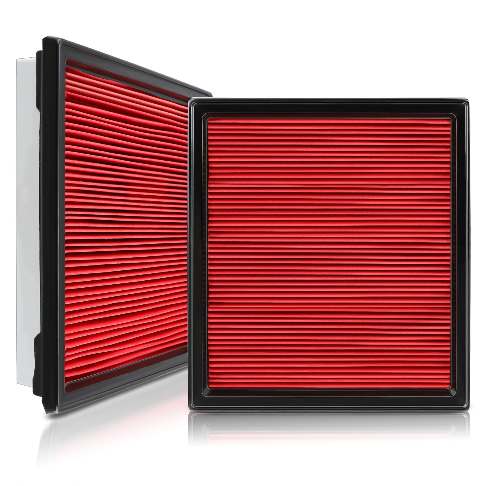 AUTOKAY 2pcs Engine Air Filter 16546JK20A Fit for Nissan 370Z 350Z Infiniti QX50 Q40 Q60 EX35 EX37 G37 G35 G25