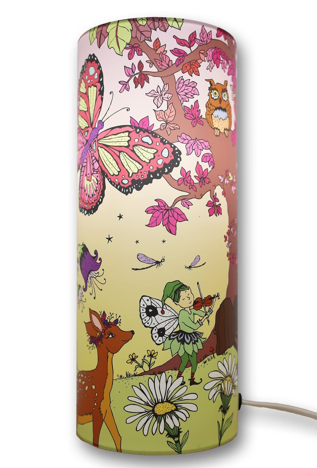 R&M Coudert - Lampe de chevet enfants FORET ENCHANTÉE