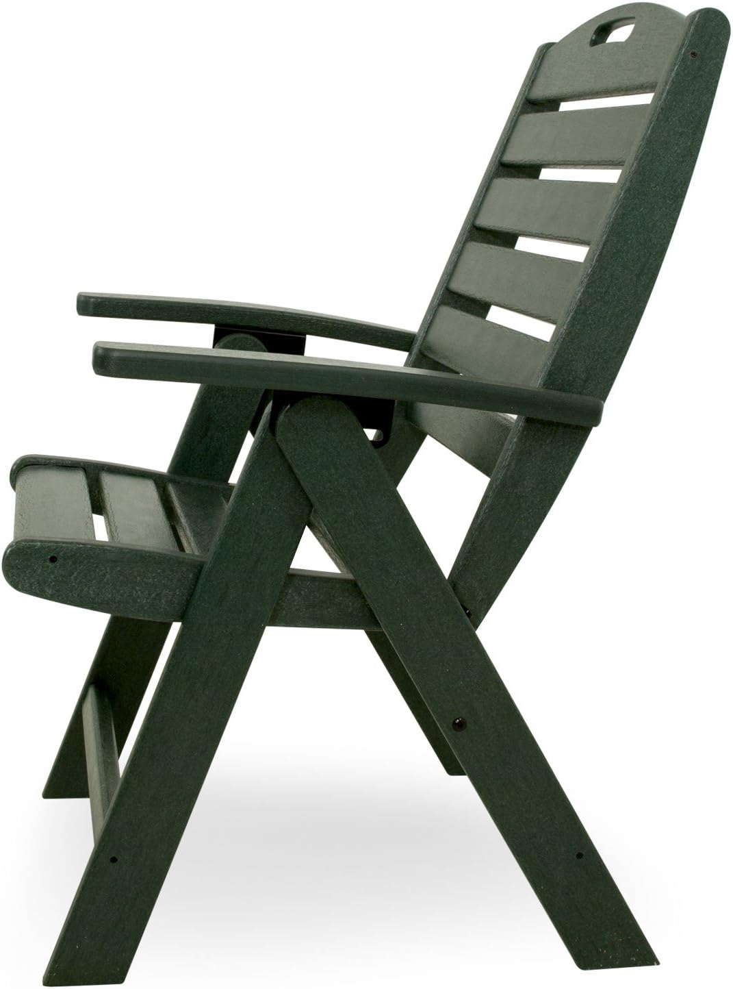 Trex Outdoor Furniture Yacht Club Folding Highback Chair, Rainforest Canopy