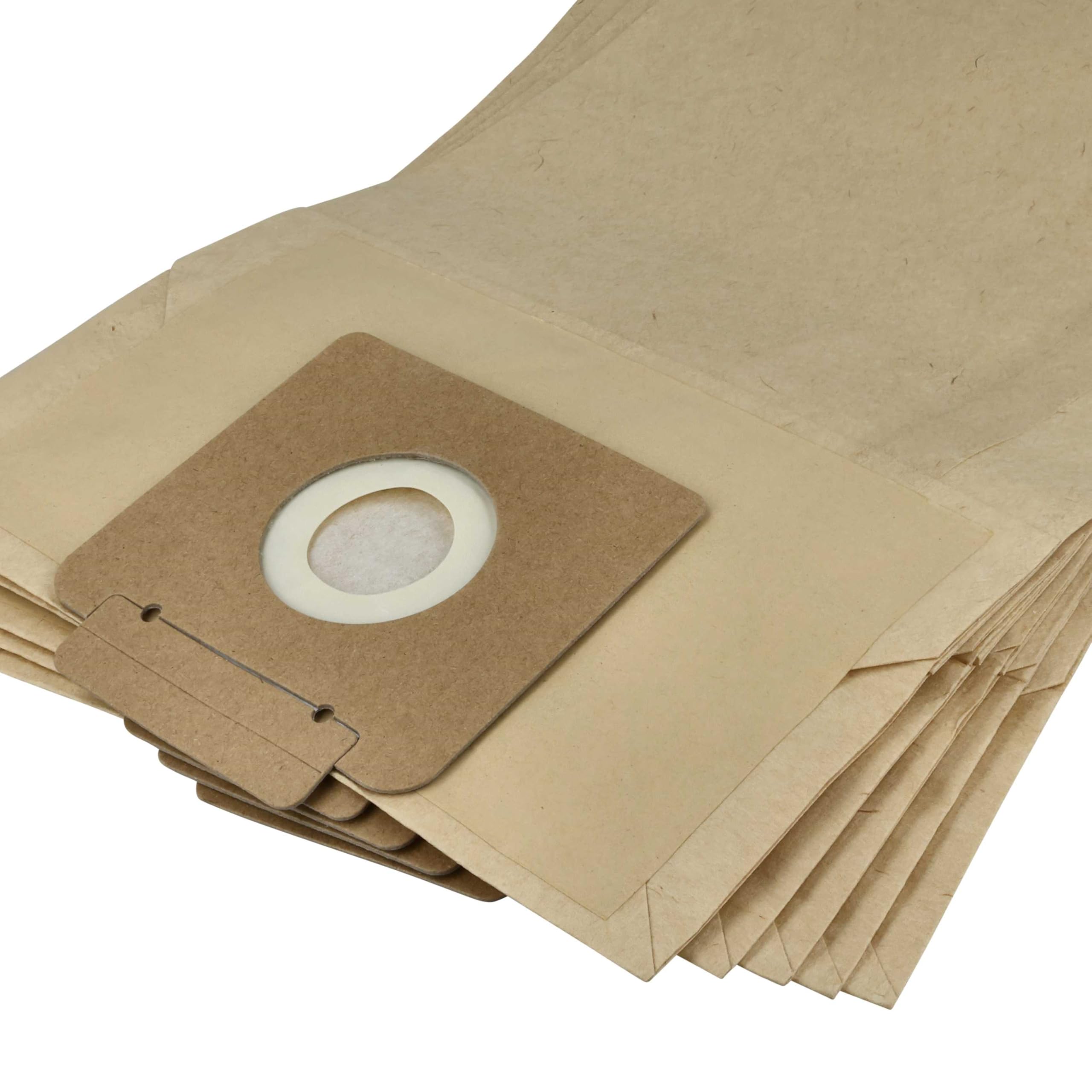 vhbw 50x bolsa compatible con Kärcher T 12/1 eco!effciency, T 12/1 Professional, T 12/1 Edition aspiradora - 23 cm x 22,5 cm marrón