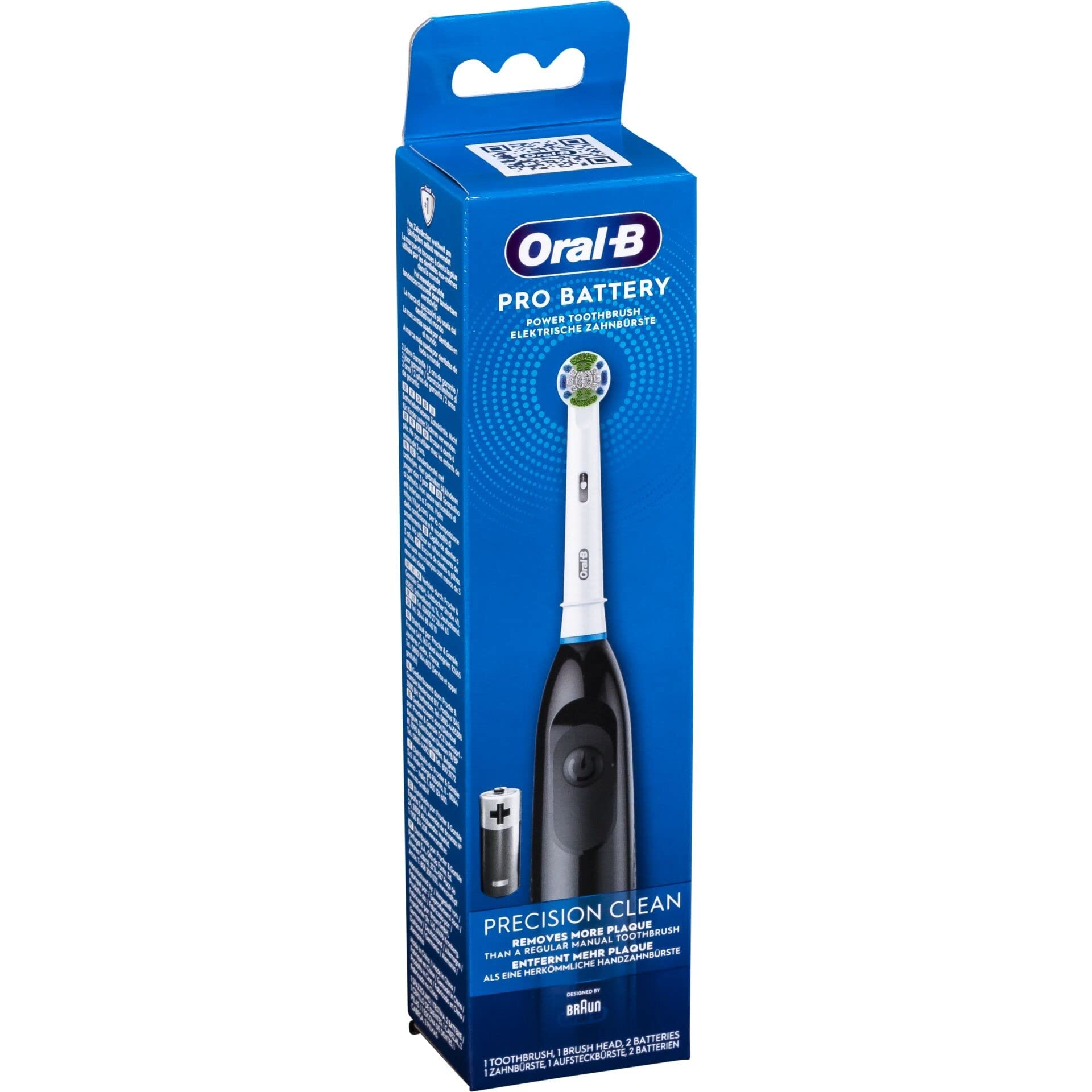Braun Oral-B Batteriezahnbürste Adult Schwarz Zahnbürste 409809