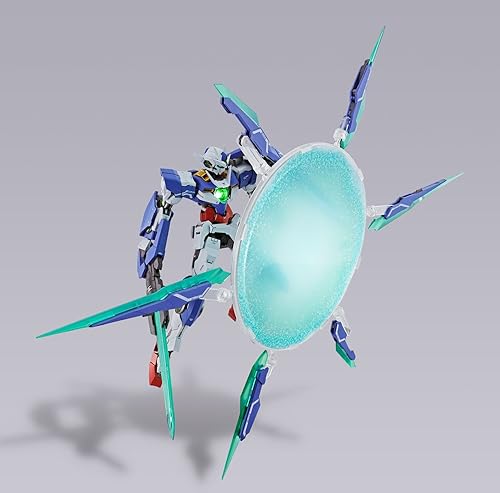 Miniatura 8 de Bandai Traje móvil Gundam 57535-Metal Build 00 Qan T, multicolor, 19258