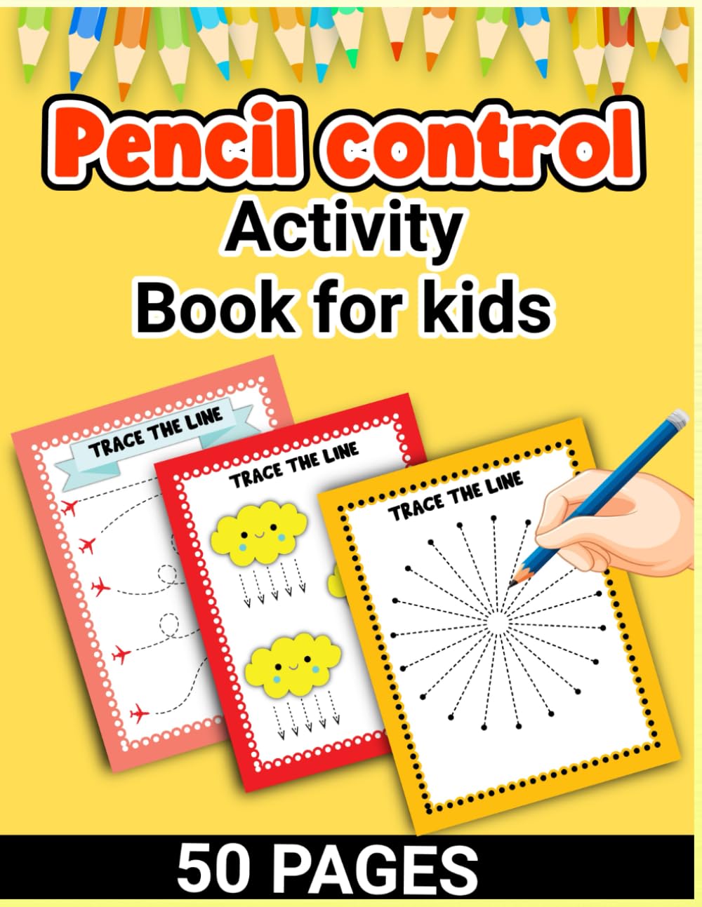 Pencil control activity book for kids 50 pages. Comes with 50 Colorful Pages. Engaging exercises enhance fine motor skills and hand-eye coordination, ... skill development and creative expression.