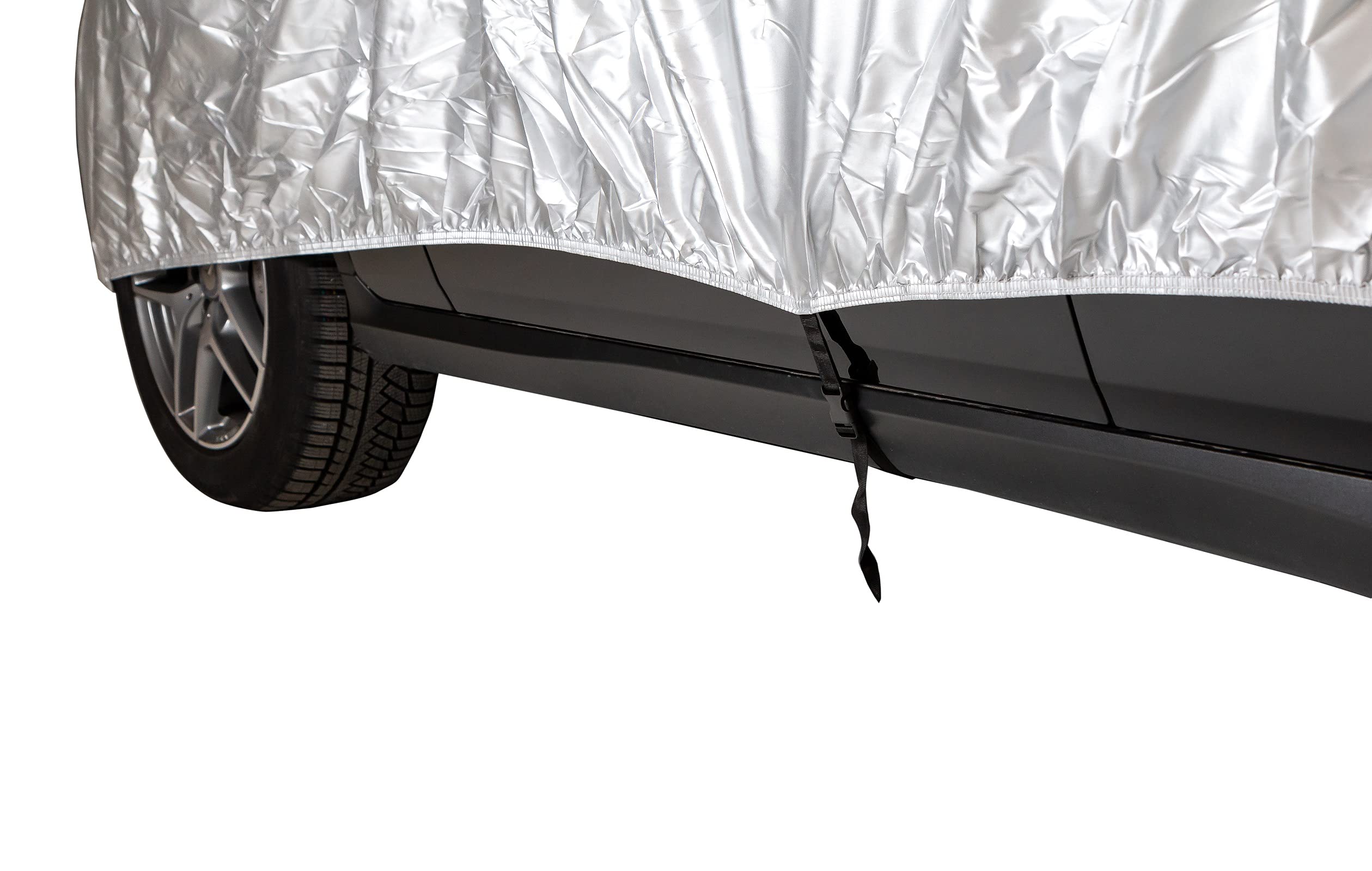 AROBA EVOII Hagelschutz Autoabdeckung (Größe L) - Wetterfeste Hagelschutzplane für PKW mit verstärktem Schaumstoffschutz - Hagelschutzdecke, Hagelschutzgarage, Vollgarage