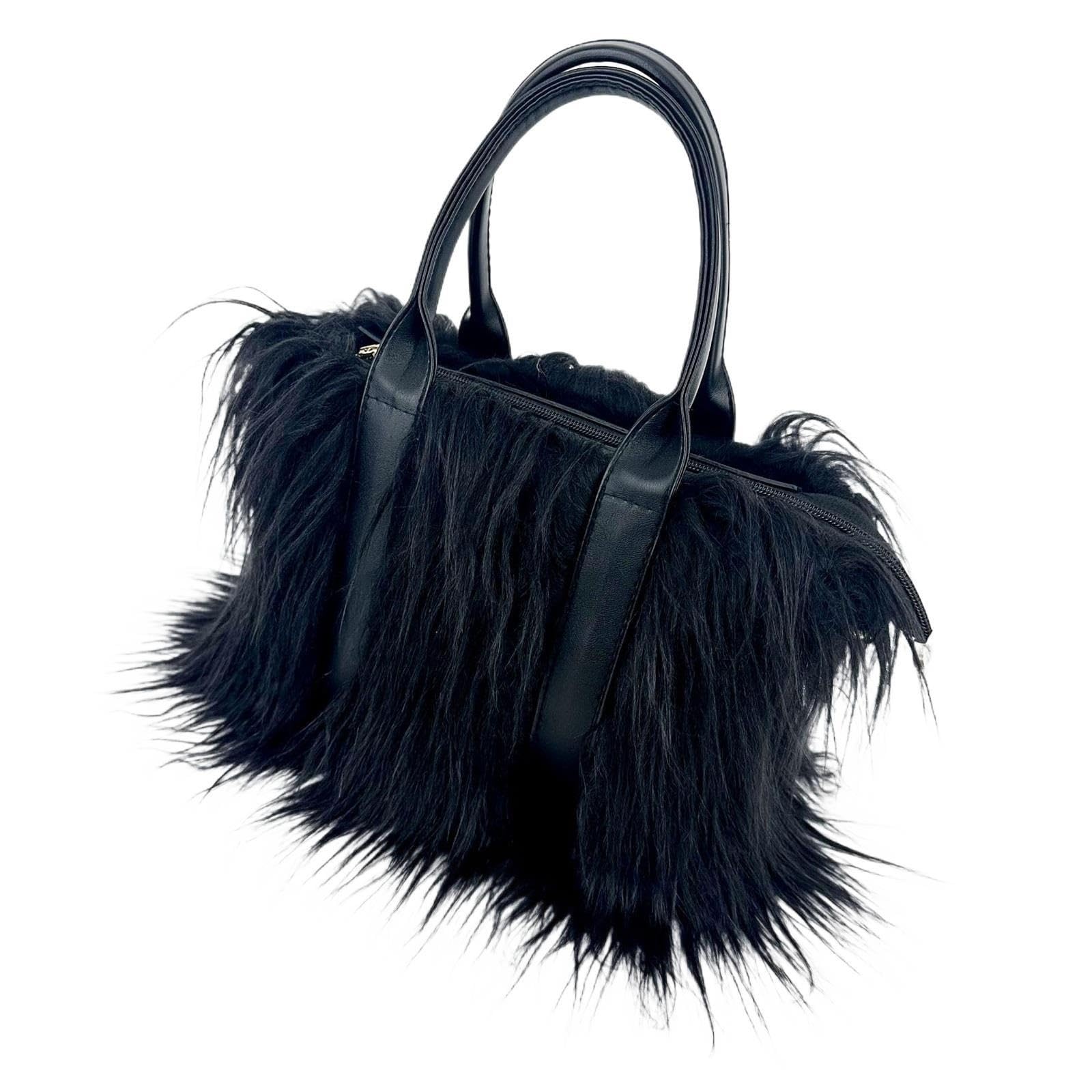 Bolso Bandolera de Felpa for Mujer, Bolso Invierno