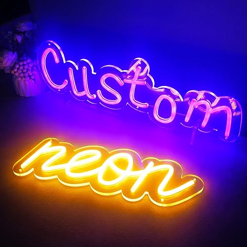 Luces LED de neón personalizadas, letreros personalizados para decoración del hogar, logotipos de negocios, arte de dormitorio, exhibiciones de