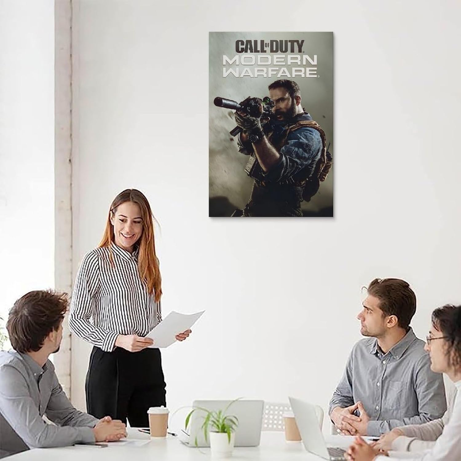 GOPOSCY Call of Duty Poster Decorative Canvas Poster Wall Art Decor Living Modern Family Bedroom Decoration Poster 24x36inch(60x90cm) Unframe-style 6 71+NEhncPRL. AC SL1500