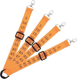 4pcs Football Numbered Wrist Chain Clip for Soccer Referees