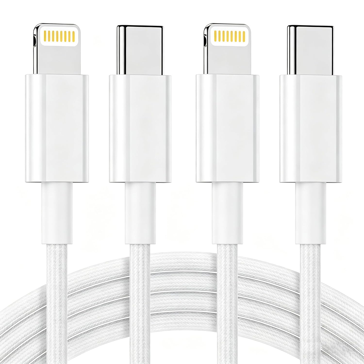 USB C Lightning Kabel 1M+1.8M 2PACK iPhone Kabel [MFi-Zertifiziert ] IPhone Schnellladekabel Type C auf Lightning Schnellladekabel für Apple IPhone 14/13/12/11/X/XS/XR/8/iPad