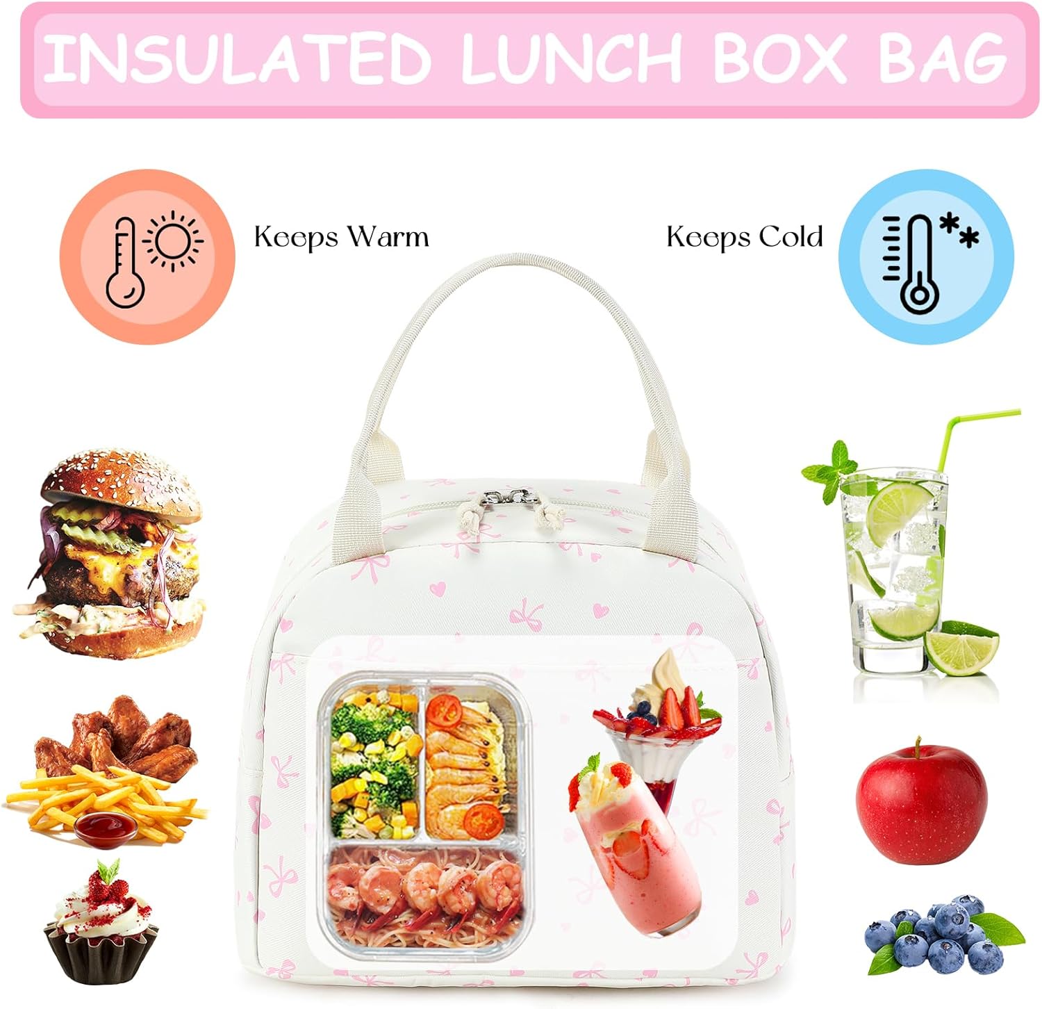 CAMTOP Backpack for girls backpack with lunch box set kids backpack for School Bookbag
