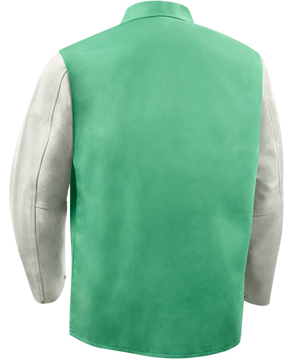 Flame-Resistant Jacket,Green/Gray,L