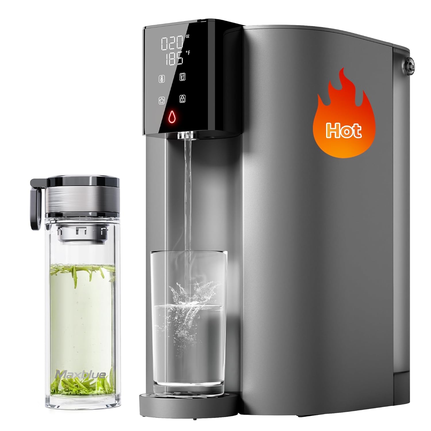 Instant Hot Waterdrop C1H Countertop Reverse Osmosis System NSF ANSI 58 372 Certified 6 Stage Hot RO Water